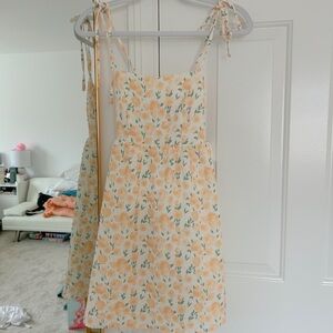 NWT Altard State Orange Tie-Strap Dress